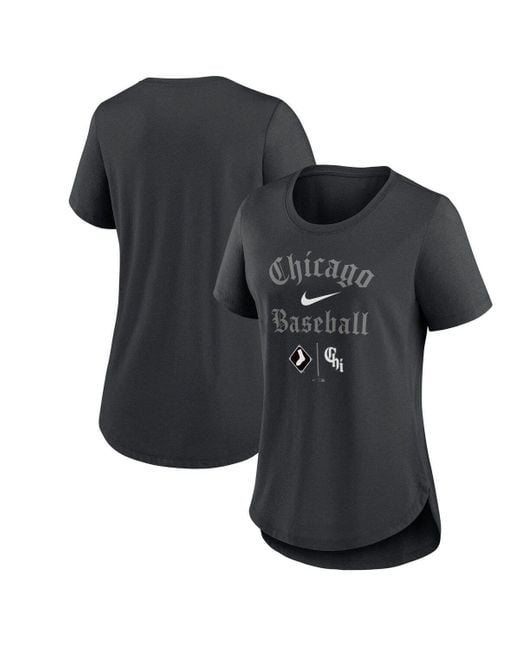 Nike Black Chicago White Sox City Connect Tri-blend T-shirt At Nordstrom