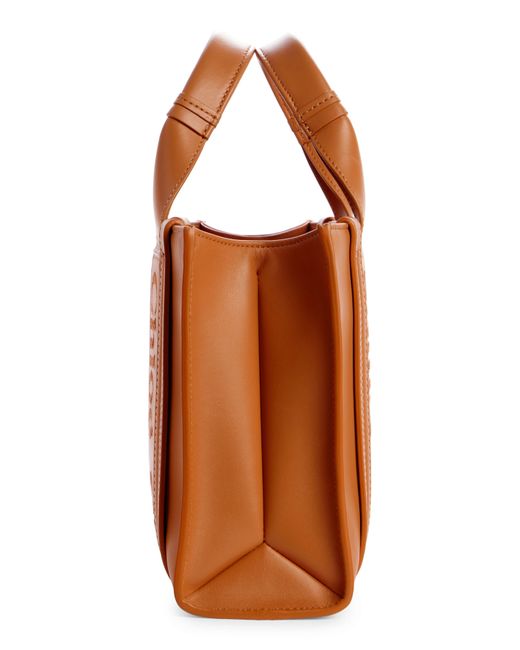 Chloé Orange Small Woody Leather Tote