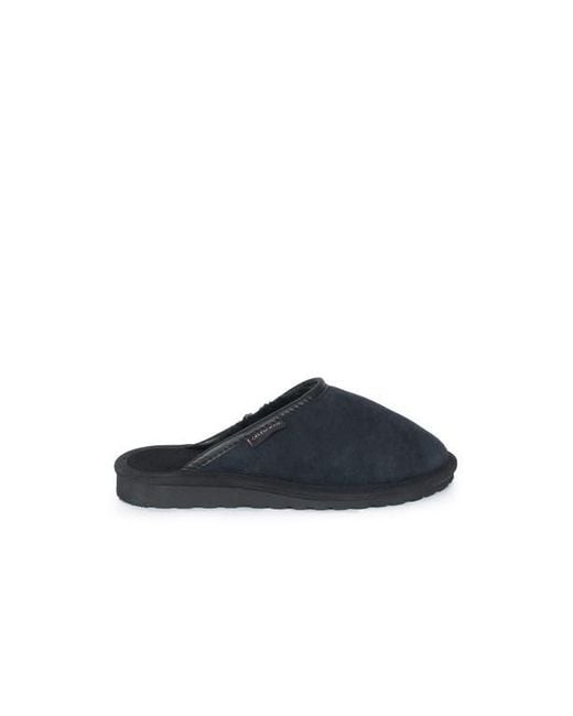 Celtic & Co. Black Backless British Clogs for men
