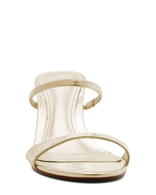 SCHUTZ SHOES Natural Jessica Slide Sandal