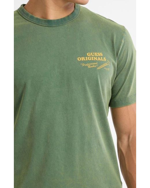 Guess Green Go Hardware Graphic T-Shirt for men