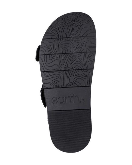 Earth Black Francii Slide Sandal