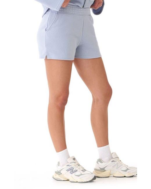 Threads For Thought Blue Neve Triblend Fleece Shorts