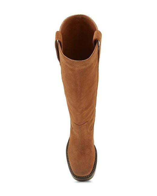 Frye Brown Kate Block Heel Boot