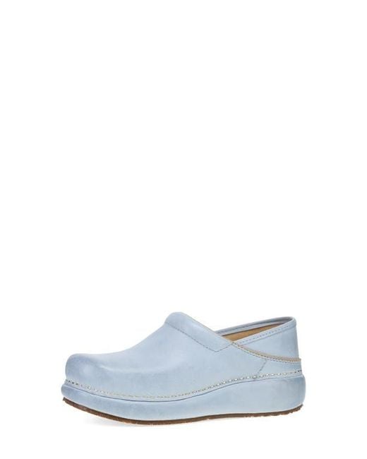 Dansko White Platform Pro Clog