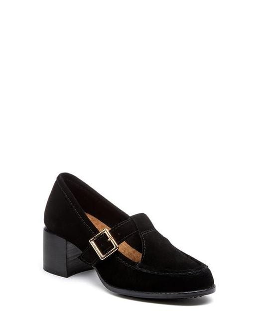 Kelsi Dagger Brooklyn Black Caleb T-Strap Pump