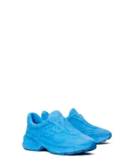 Tory Burch Blue Good Luck X-Ray Trainer