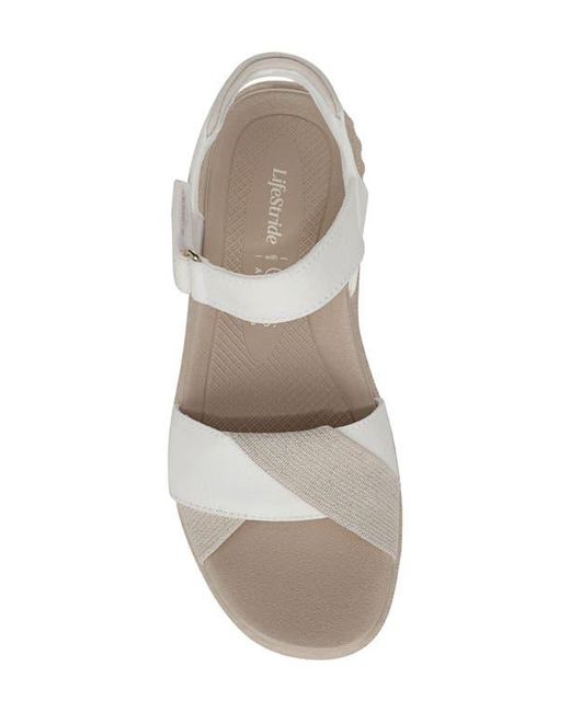 LifeStride White Lane Sandal