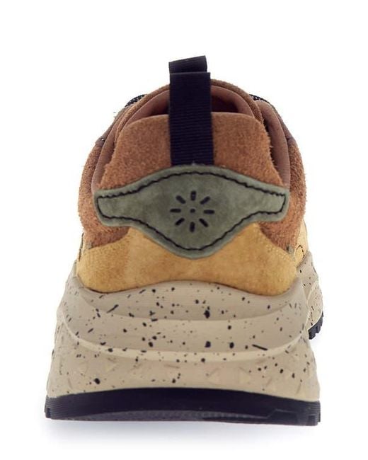 Flower Mountain Brown Wave Sneaker for men