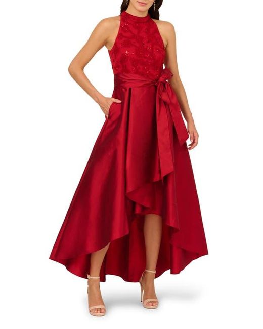 city studios floral embroidered dress Adrianna Papell Embroidered Floral Midi Dress – DGFOutlet main image 0
