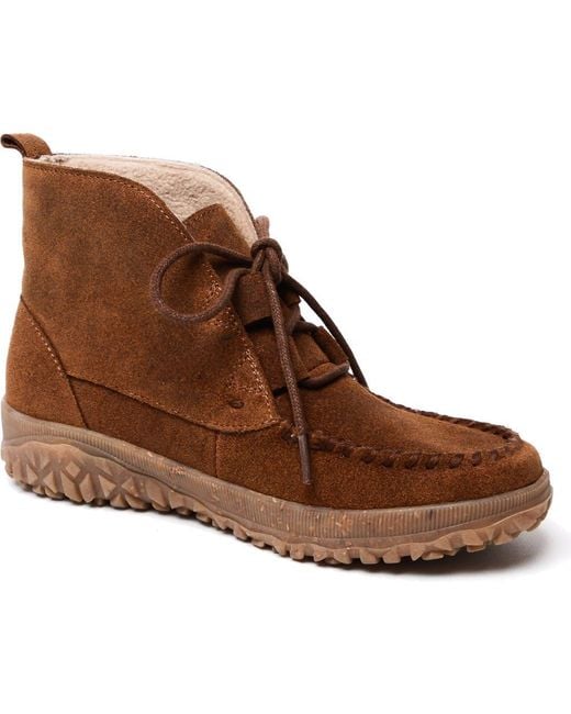 Minnetonka Brown Tealey Bootie