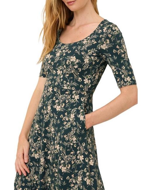 fit & flare signature scoop dress Pact Fit & Flare Signature Scoop Dress Made With Organic Cotton in Blue
