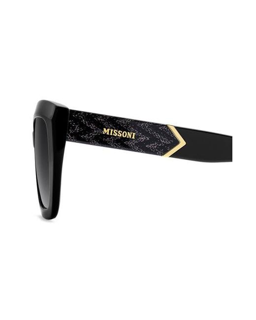 Missoni Black 52Mm Gradient Square Sunglasses