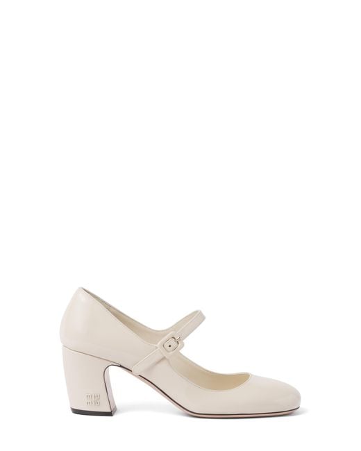 miu miu mary jane platform pump