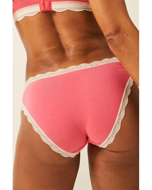 Stripe & Stare Pink Original Knicker Four Pack