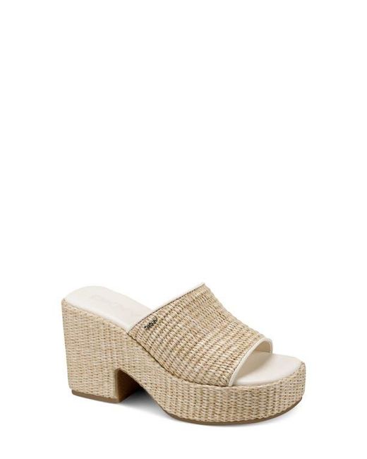DKNY Natural Maxenor Platform Sandal
