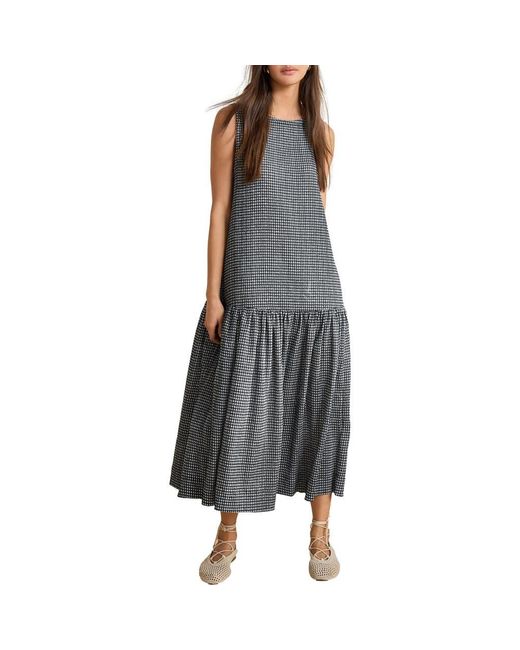 Next Women's Black Sleeveless Drop Waist Dress - www.disolcolor.com