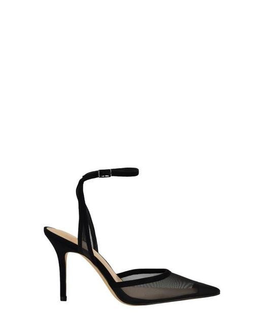 Calvin Klein Black Ozala Ankle Strap Pump