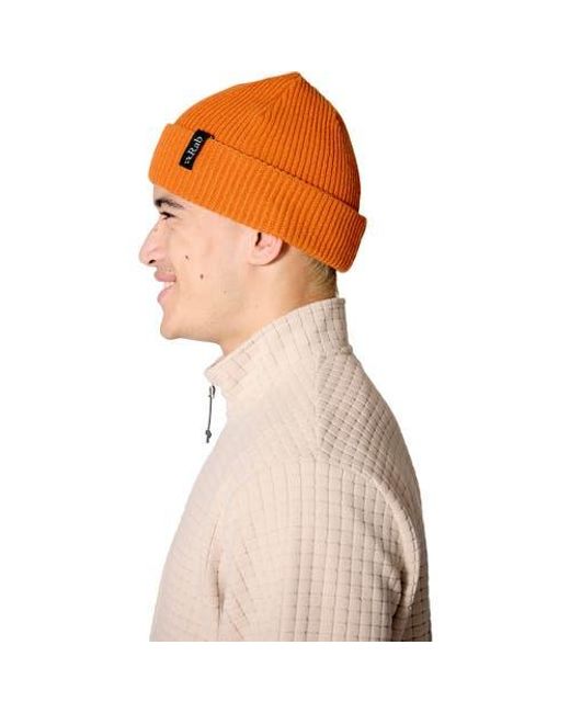 Rab Orange Perimeter Rolled Beanie