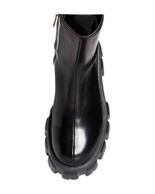 Prada Black Monolith Lug Sole Bootie