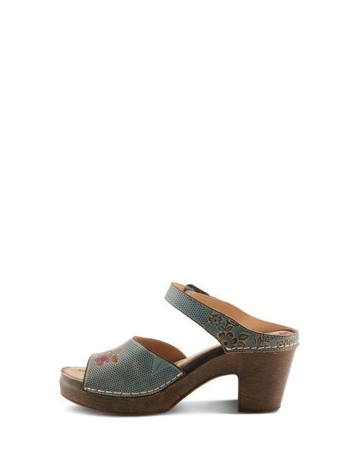 Spring Step Brown Japhette Platform Sandal