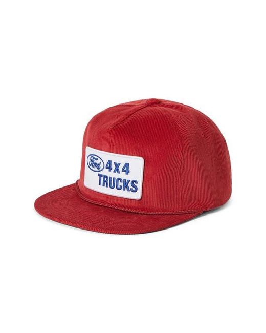 Brixton Ford 4X4 Hp Snapback Trucker Hat in Red for Men | Lyst