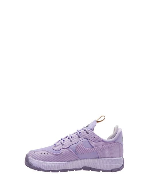 Nike Purple Air Force 1 Wild Hiking Sneaker