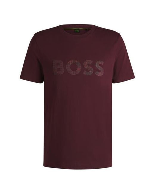 Boss Red Glamping Logo Graphic T-Shirt for men