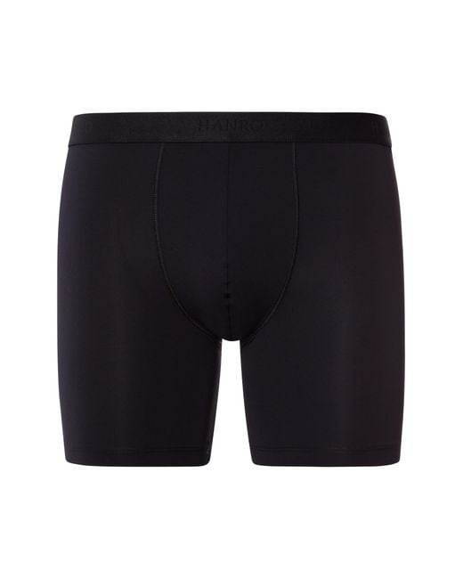 Hanro Blue Micro Touch Long Boxer Brief for men