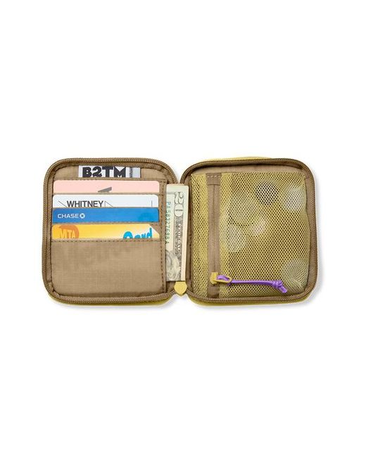 BABOON TO THE MOON Yellow Zip Wallet
