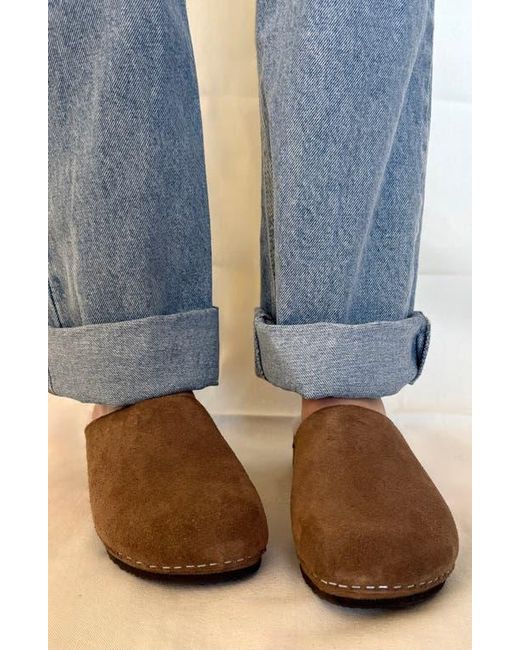 KUNSTEN Multicolor Ella Genuine Shearling Lined Clog