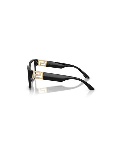 Versace Black 52Mm Square Optical Glasses