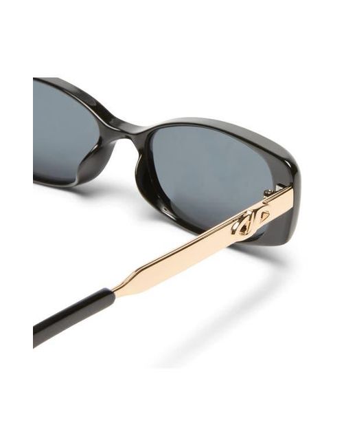 Le Specs Blue Lil' Starlight 54Mm Rectangular Sunglasses for men