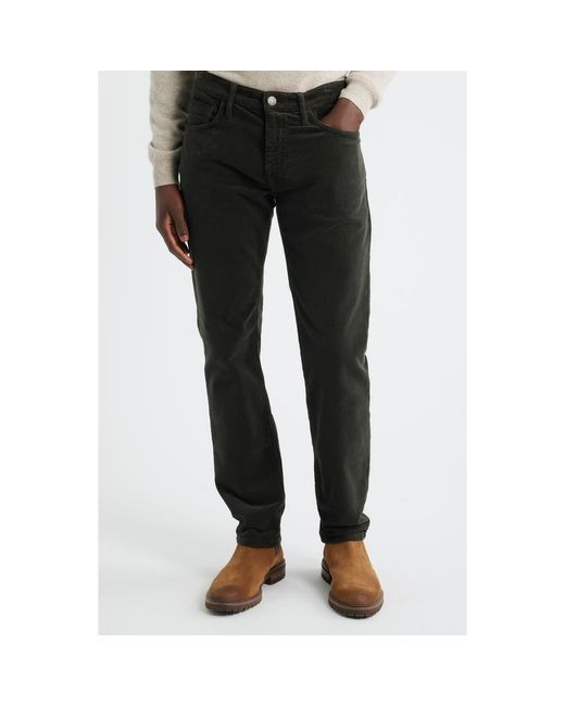 Mavi Black Marcus Straight Leg Corduroy Pants for men