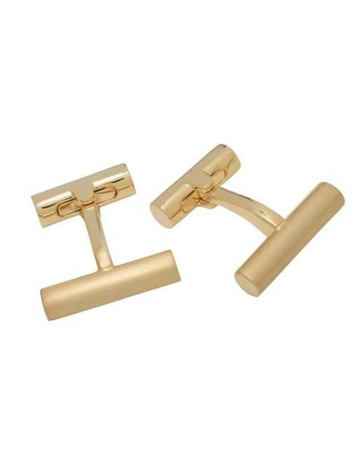 Link Up Metallic Tone Bar Cufflinks for men