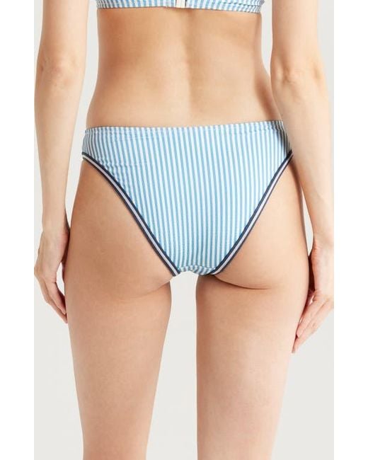 Solid & Striped Blue The Tati Bikini Bottoms