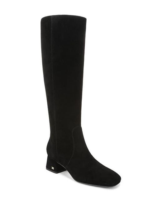 Sam Edelman Black Porter Knee High Boots