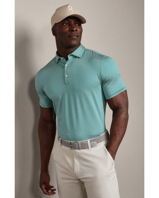 Rhone Green Drive Time Performance Polo for men