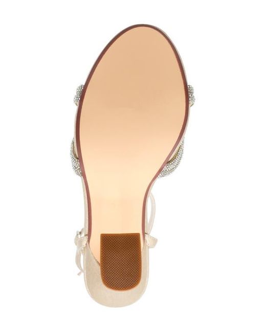 Touch Ups White Miche Ankle Strap Sandal