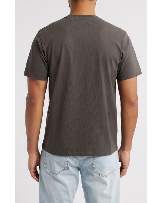 FRAME Gray Logo Cotton T-Shirt for men