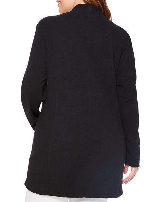 NIC+ZOE Black Grace Open Front Knit Jacket