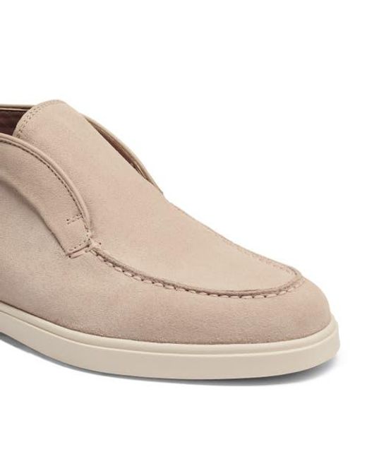 Santoni Natural Suede Desert Boot
