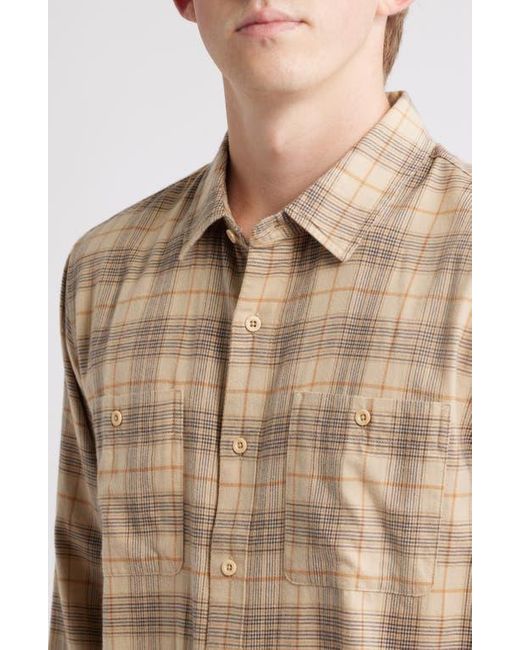 AG Jeans Natural Wayne Plaid Button-Up Work Shirt for men