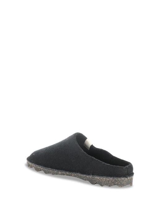 ASPORTUGUESAS Black Natura Wool Felt Mule