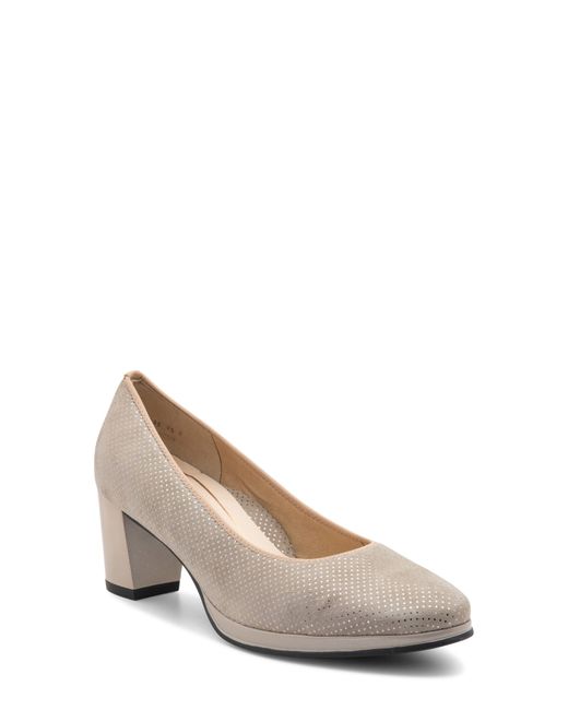 Ara White Ophelia Pump