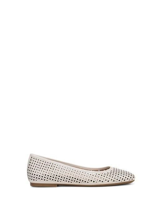Vionic White Orinda Perforated Ballet Flat