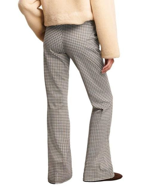 Next Gray Houndstooth Check Bootcut Pants