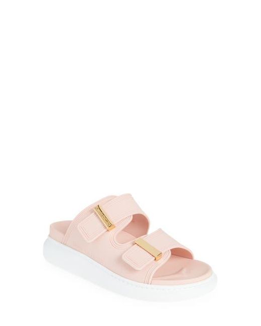 Alexander McQueen Pink Hybrid Slide Sandal