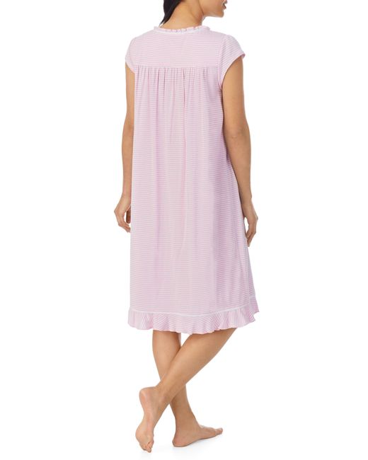 Eileen West Pink Waltz Cap Sleeve Nightgown