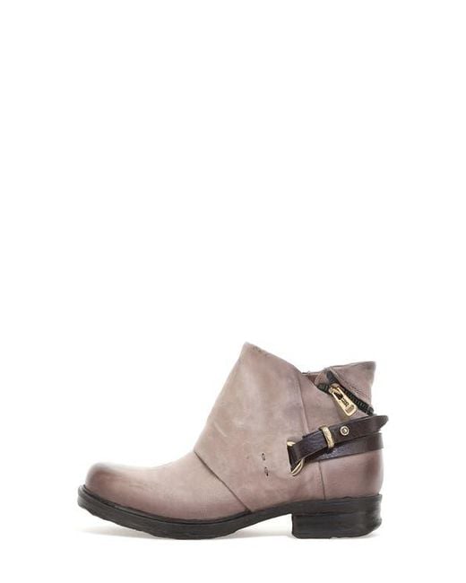 A.s.98 Pink Steve Studded Bootie